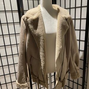 American Eagle Cream Jacket New Size L